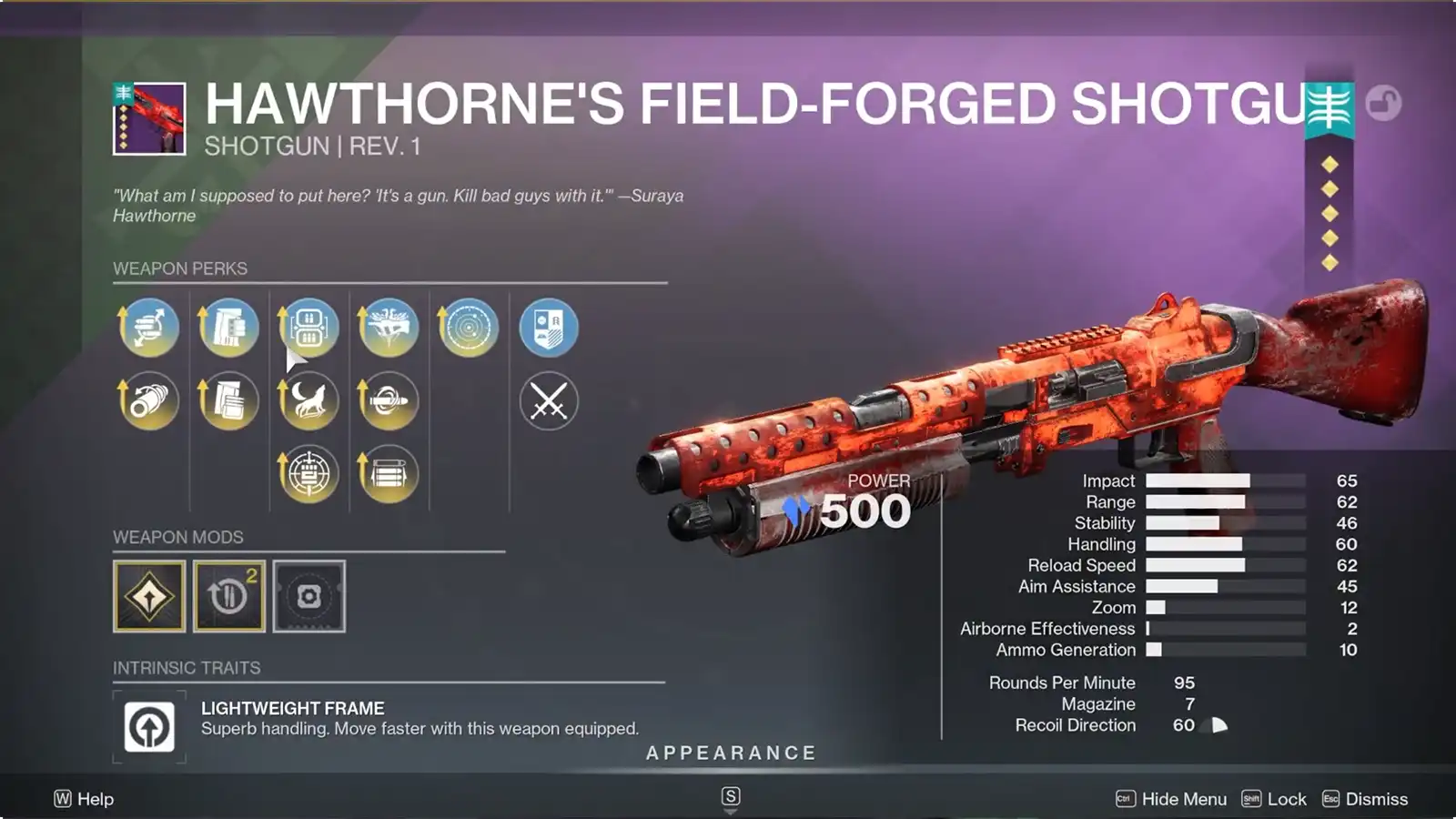 Destiny 2 Renegades: All Weapons and Perks Detailed