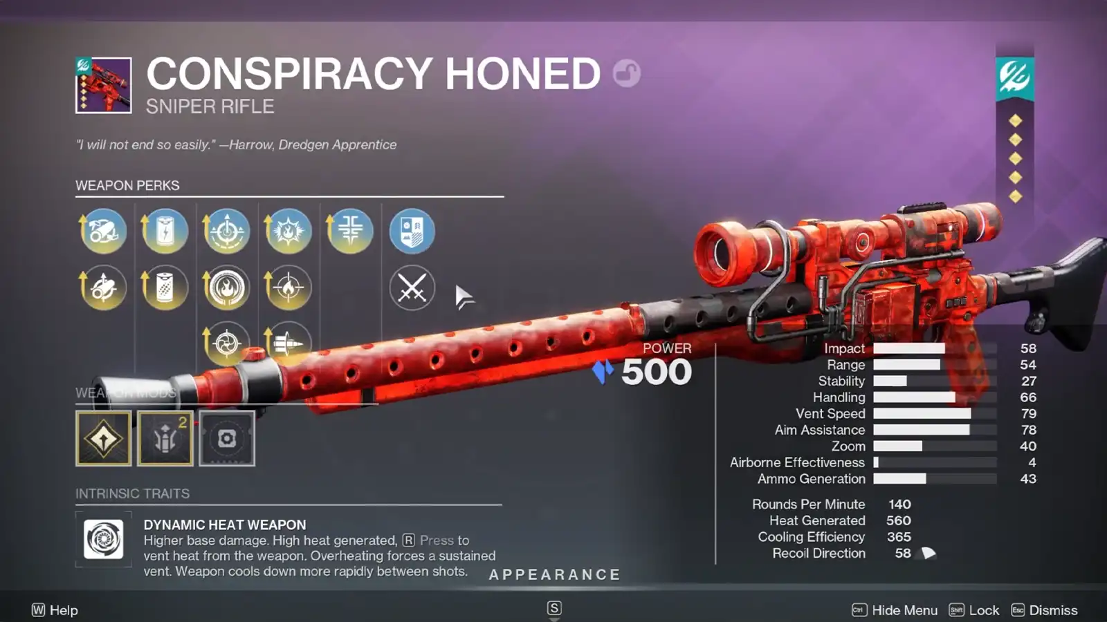 Destiny 2 Renegades: All Weapons and Perks Detailed