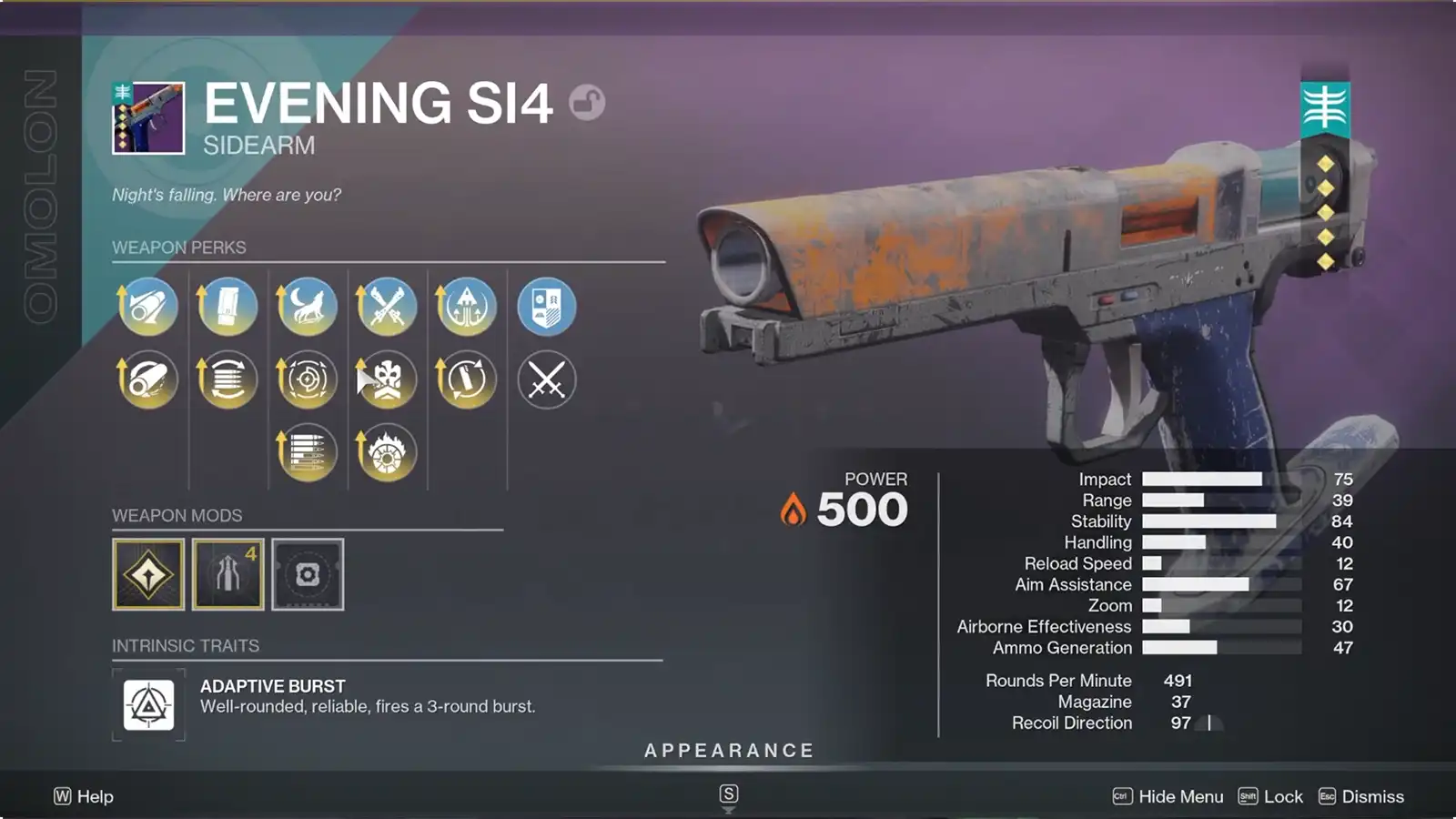 Destiny 2 Renegades: All Weapons and Perks Detailed