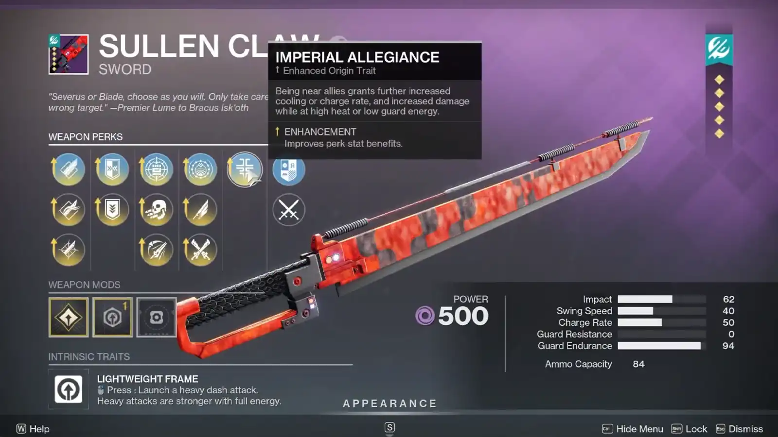 Destiny 2 Renegades: All Weapons and Perks Detailed