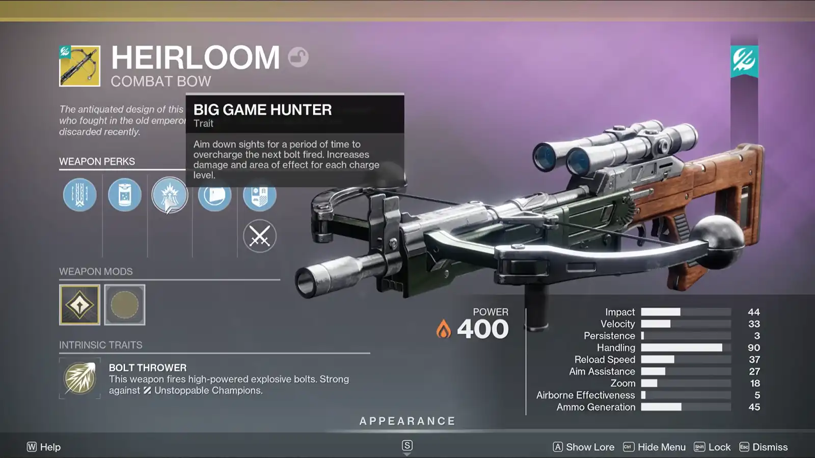 Destiny 2 Renegades: All Weapons and Perks Detailed