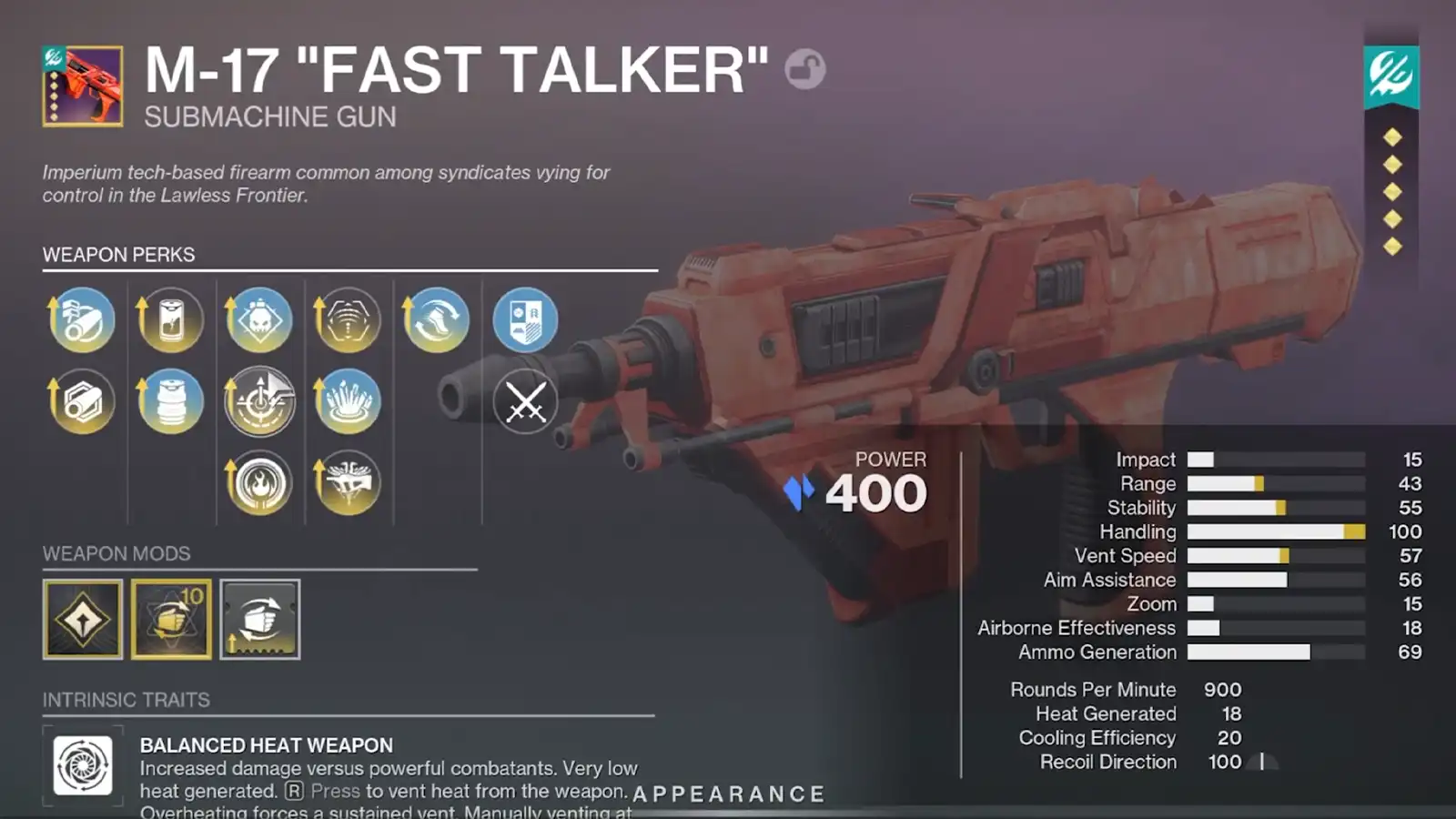 Destiny 2 Renegades: All Weapons and Perks Detailed