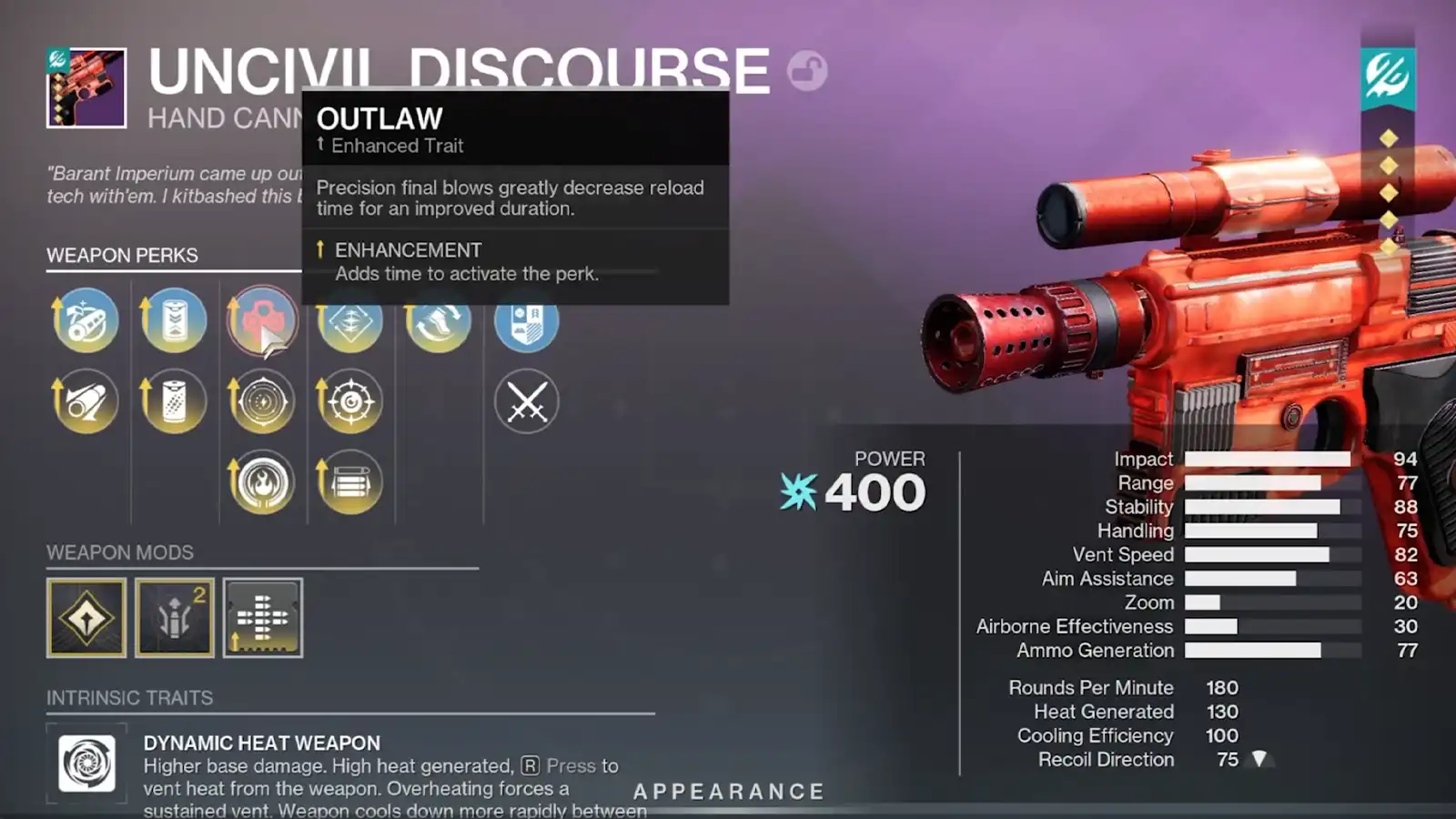 Destiny 2 Renegades: All Weapons and Perks Detailed