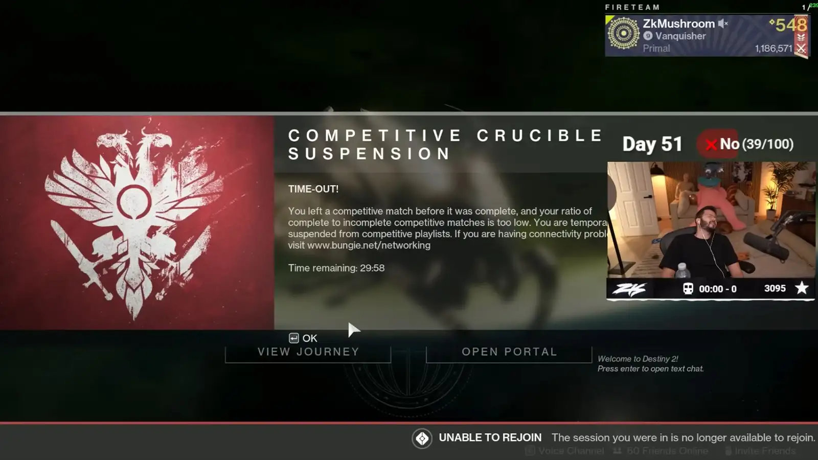 Destiny 2 Trials of Osiris hits another brutal population drop as top PvP streamer warns cheaters can now instantly crash the whole game