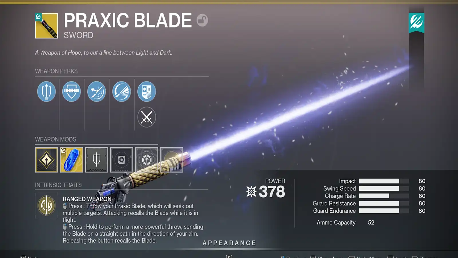 Destiny 2 Praxic Blade Dark Matter Crystals - All 12 Colors And How To Get Them