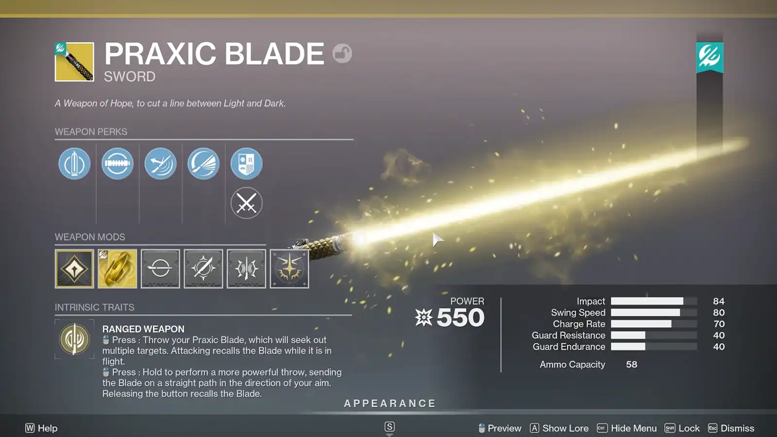 Destiny 2 Praxic Blade Dark Matter Crystals - All 12 Colors And How To Get Them