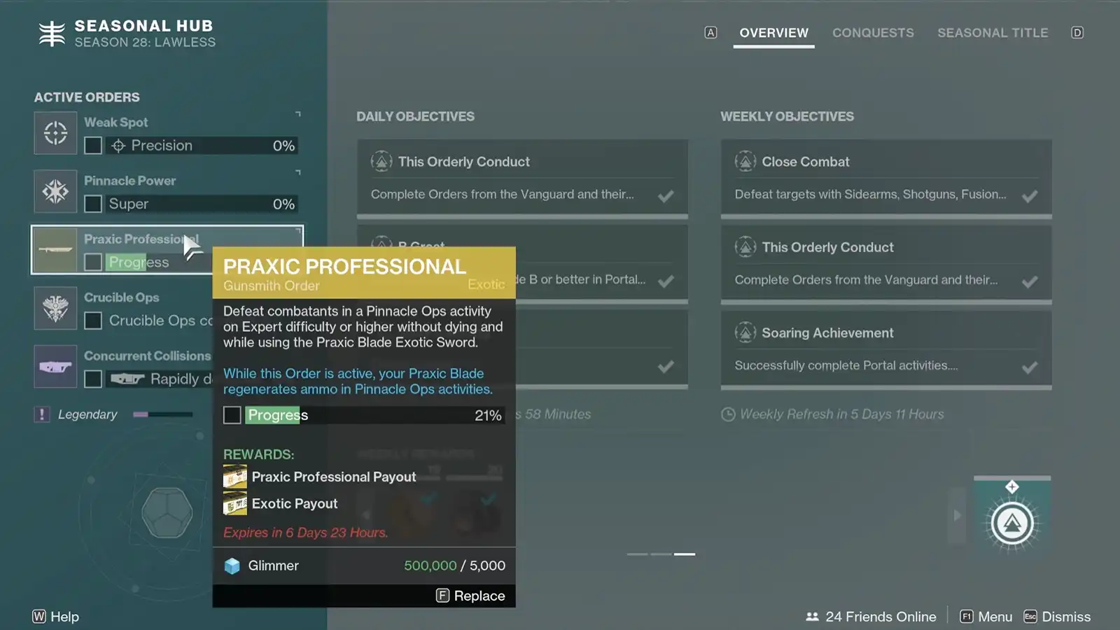 Destiny 2 Praxic Blade Dark Matter Crystals - All 12 Colors And How To Get Them