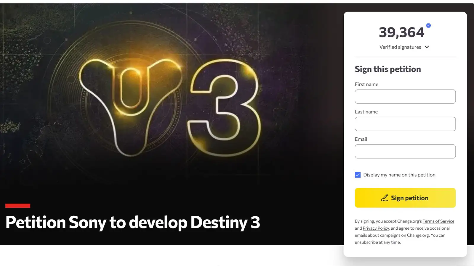 Destiny 3 Petition Blows Up As Heartbroken Fans Push Sony To Save The Franchise After Destiny 2’s End