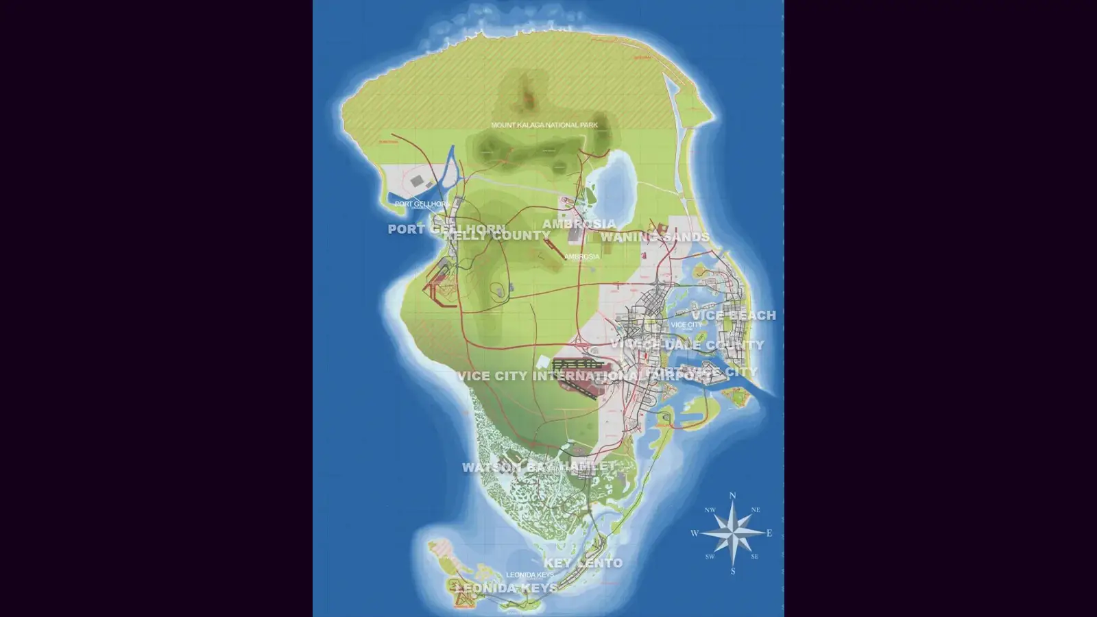 GTA 6 Full Map Leaks Online, Revealing Five Counties, New Islands and Huge Unseen Areas