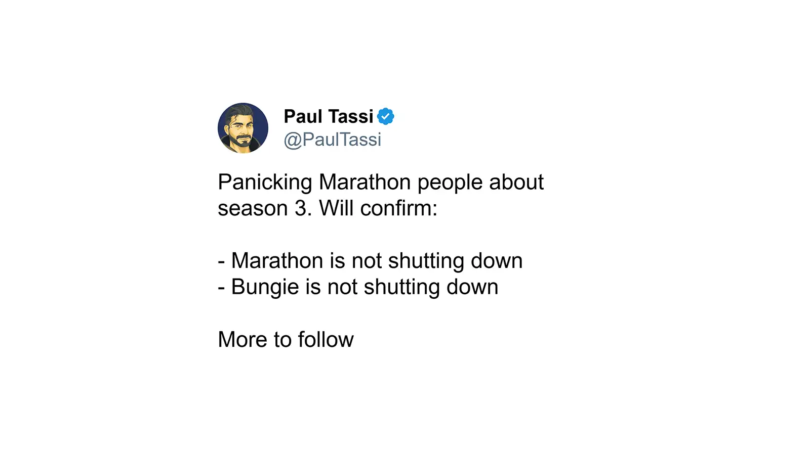Marathon drops below Concord’s all-time Steam peak ahead of the big Season 3 launch, with a reassuring new update on its future